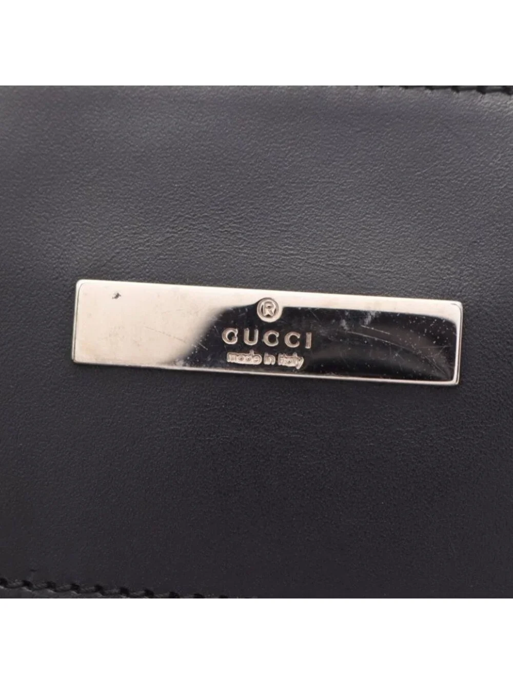 Gucci Shoulder Bag GG Canvas Gray Black - Picture 6 of 8